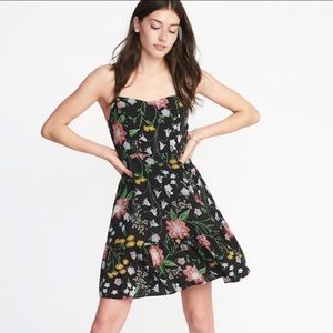 Old Navy fit and flare tiered cami floral dress